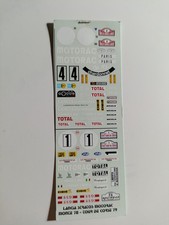 DECALS 1/43 Lancia Stratos