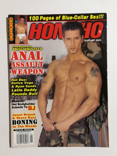 Honcho magazine august 2002 - magazine,
