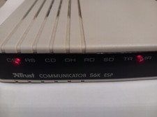 Modem analogico vintage Trust Communicator 56K ESP + alimentatore originale
