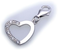 Charm Cuore Zirconia Vero