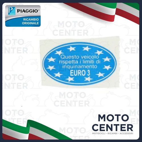 Targhetta adesiva euro - targhetta,