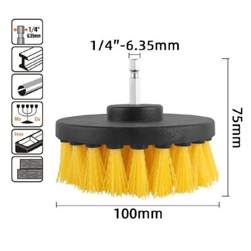 Spazzola nylon 100mm - in,