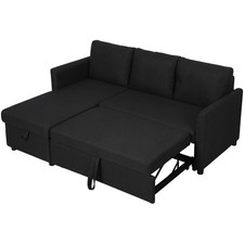 HOMCOM Divano Angolare Effetto