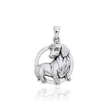 Ciondolo In Argento Sterling 925 Per Cane Bassotto Gioielleria Fine
