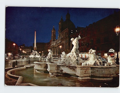 Cartolina piazza navona - cartolina,