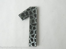 numero civico " 1 " uno in