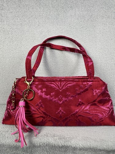 Borsa donna y2k broccato rosso - donna,
