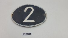 Targa numero civico metallo