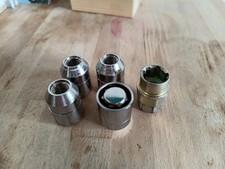 Set 4 dadi Antifurto ruota M12 x 1,5 dadi Bloccaggio 