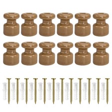 12 Pezzi Isolatori in Ceramica