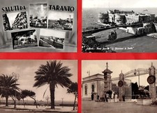 TARANTO -LOTTO DI 16 CARTOLINE D'EPOCA BN -vedi foto e descrizione