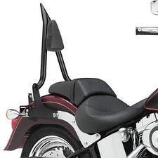 24" Black Backrest Sissy Bar