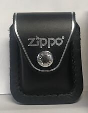 Zippo Pouch astuccio con clip nero borsa marsupio cintura astuccio pelle 60001219