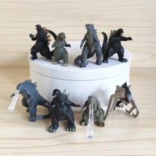 Set di 8 figurine Godzilla alte circa 2 pollici venditore USA! Spedizione gratuita! Bel set