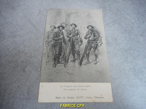 Cpa une poignee braves - cpa,