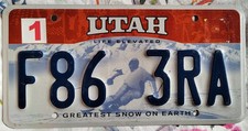 Targa utah originale targhe - ,