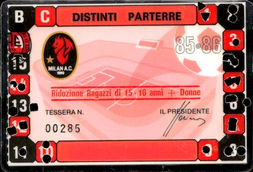 Biglietto stadio milan c - stadio, a.c