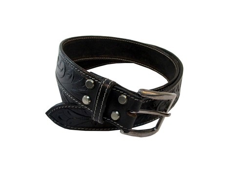 Cintura western pelle fatta - pelle,