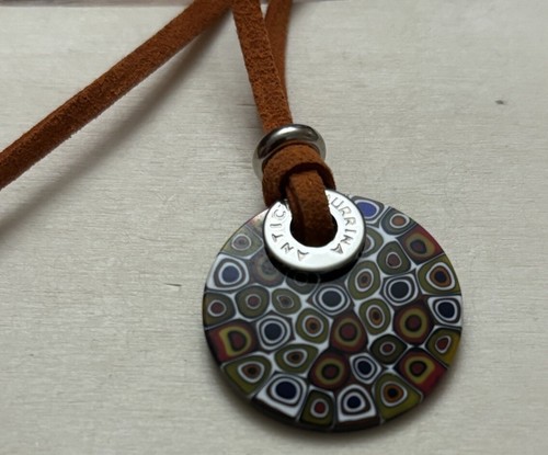 Vintage antica murrina pendant - antica,