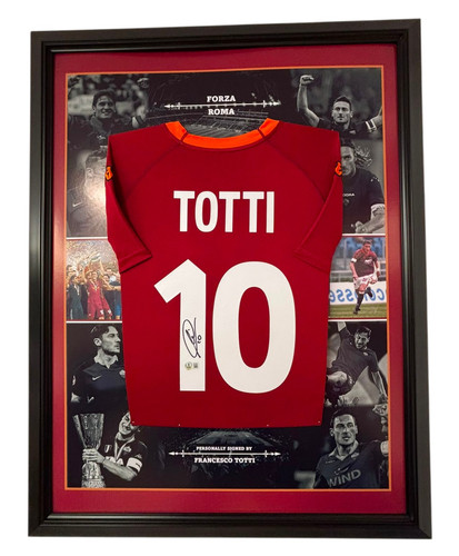 Maglia firmata francesco totti - firmata,
