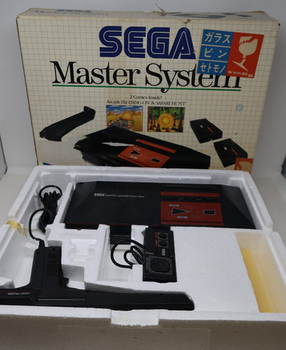 Sega master system box manual - system,