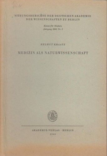 Medizin als naturwissenschaft - medizin,