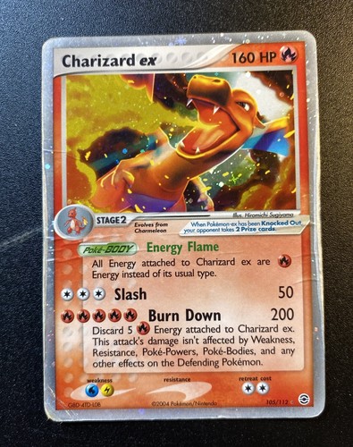 Pokemon charizard 105 112 - pokemon, ex