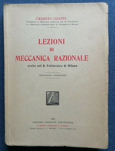 Lezioni meccanica - "lezioni,