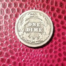 one barber dime 1910 - stati uniti usa - moneta argento - rara antica 