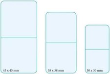 MASTERPHIL  BUSTINE  LUSSO  IN PLASTICA  A  2  TASCHE PER COLLEZZIONE MONETE