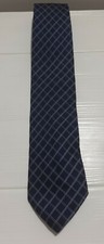 Gioel cravatta tie 100%seta silk blu notte rombi colorati necktie A860