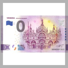 0€ ZERO EURO SOUVENIR BANCONOTA ITALIA 2023 - VENEZIA BASILICA DI SAN MARCO