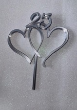 cake topper matrimonio 25 Anni 