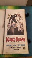 KING KONG film original CAROT WRAY ARMSTRONG Poster locandina very rare casaro !