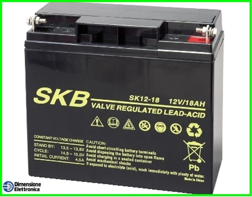 Batteria 12v 18ah piombo - 12v,