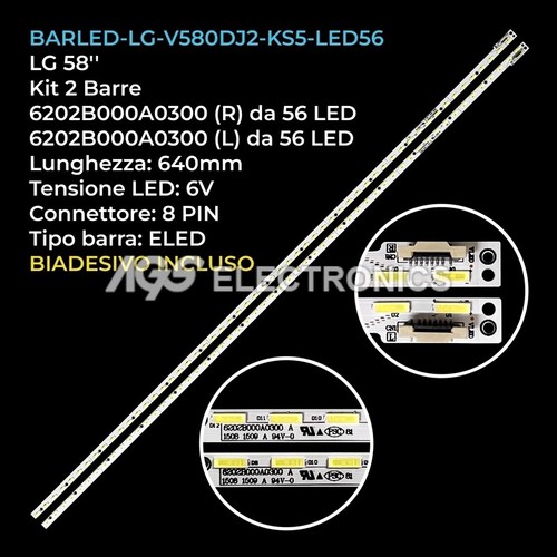 Kit barre strip led tv - kit,