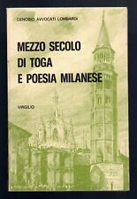 Mezzo secolo di toga e poesia milanese Cenobio Avvocati lombardi Virgilio 1980