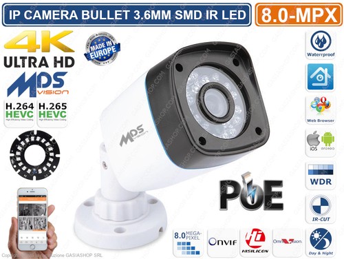 Telecamera 0 mpx - ip, 8.0