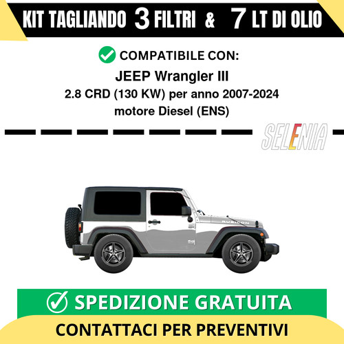 Tagliando per jeep wrangler - per,