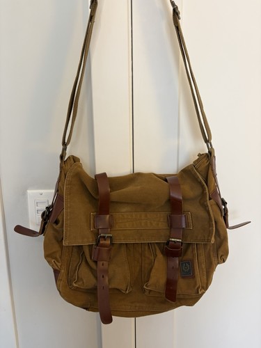 Borsa messenger marrone