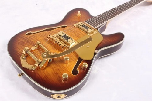 Flame maple top - top, sunburst