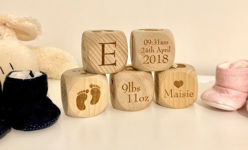 Blocchi neonato legno - blocchi,