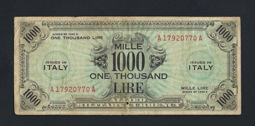 Allied military currency - allied,