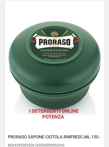 Proraso sapone barba verde - sapone, da