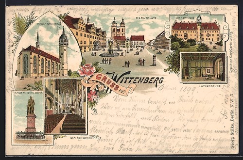 Litografia wittenberg elba - /,