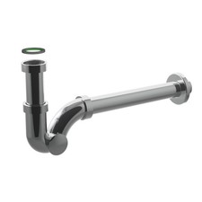 Sifone di scarico a S ottone