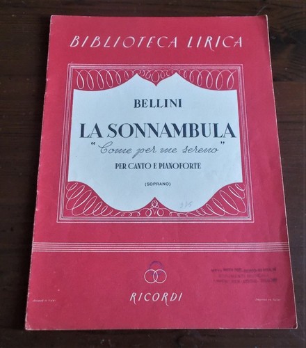 Spartito bellini come - bellini,