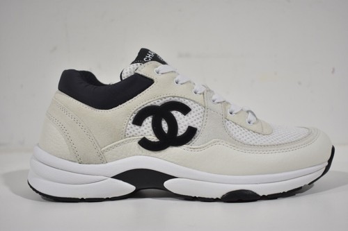 Chanel rev white black logo - white, cc