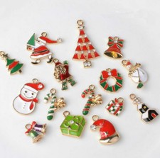10pz ciondolo serie natale - ciondolo,