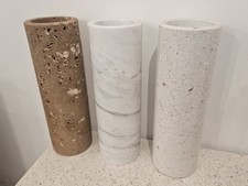 vaso cilindrico in marmo di